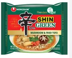 Nongshim - Shin Green: Mushroom & Fried Tofu